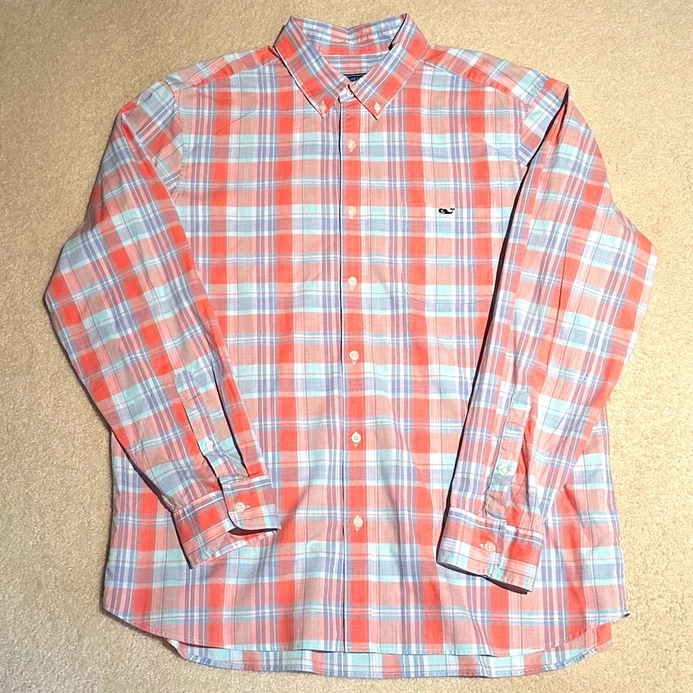 Vineyard Vines Plaid Button Down